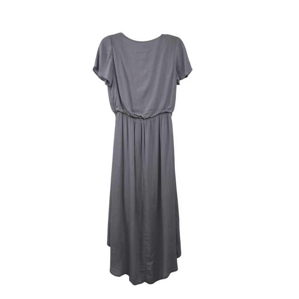 Leith Dress Womens XS Light Purple Hi Low Surplice Lined Used No Belt - Picture 2 of 10